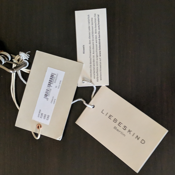 NWT 3/4" wide Liebeskind Berlin leather and faux fur zebra patterned belt - Picture 4 of 6